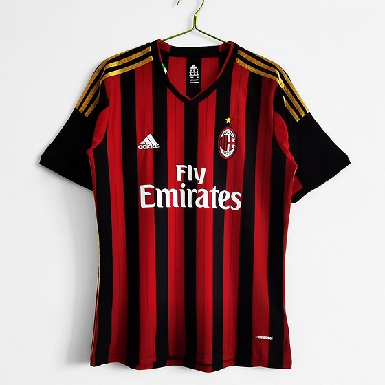 AAA Quality AC Milan 13/14 Home Soccer Jersey